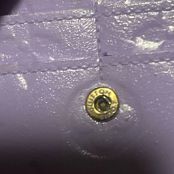 Authentic Louis Vuitton Purple Monogram Wallet - Picture 5 of 7